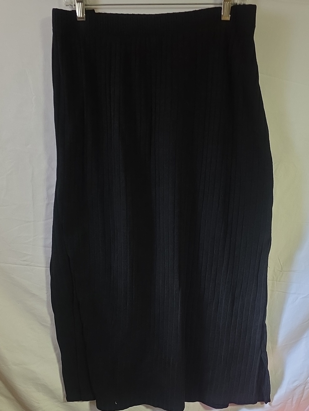 LuLaRoe Black Maxi Ribbed Skirt